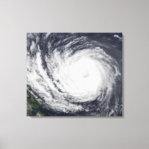 Typhoon Phanfone Canvas Print