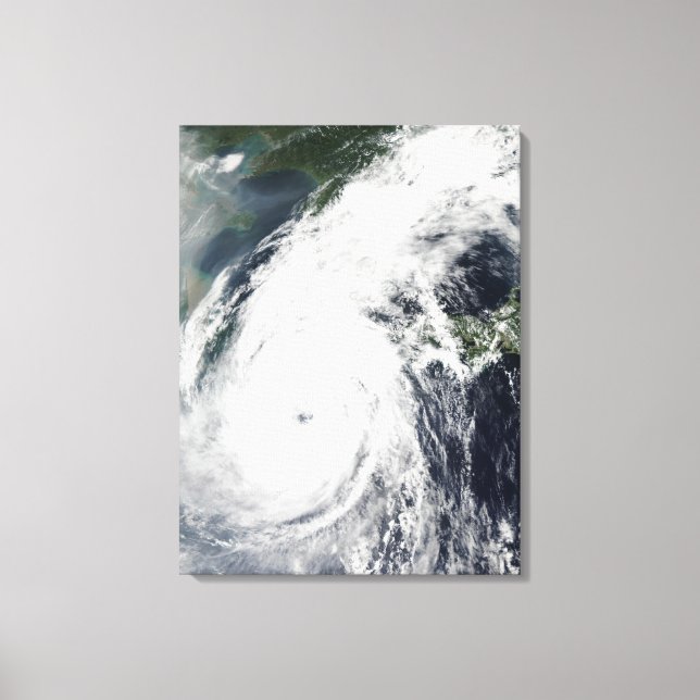 Typhoon Rusa 2 Canvas Print (Front)