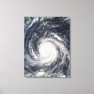 Typhoon Rusa Canvas Print