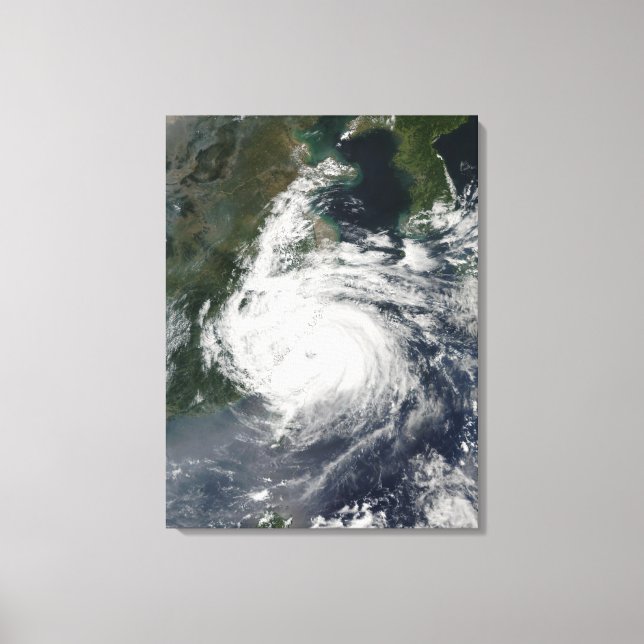 Typhoon Sinlaku Canvas Print (Front)