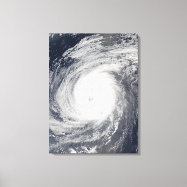 Typhoon Sudal south of Japan Canvas Print (Front)