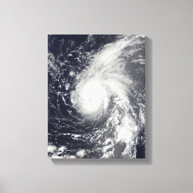 Typhoon Vamco in the Pacific Ocean Canvas Print (Front)