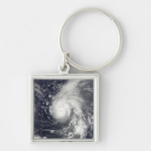 Typhoon Vamco in the Pacific Ocean Keychain