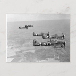 Typhoons en-route for France Postcard