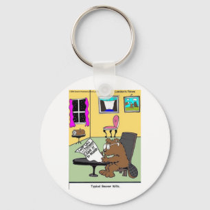 Typical Beaver Last Will & Testament Keychain
