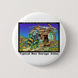 Typical Bee Garage Sales Funny Gifts & Tees 2 Inch Round Button