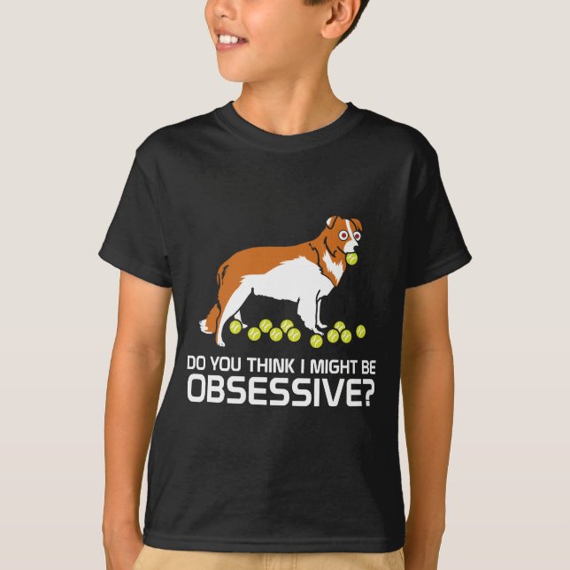 Typical Border Collie funny behaviour T-Shirt (Front)
