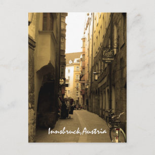 Typical European Alley Postcard