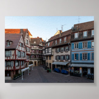 Typical houses in Colmar Poster