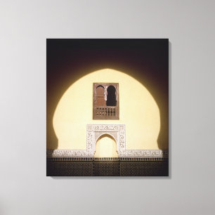 Typical Moroccan Window Canvas Print