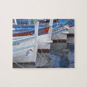 Typical Provencal fishing boats painted in 2 Jigsaw Puzzle