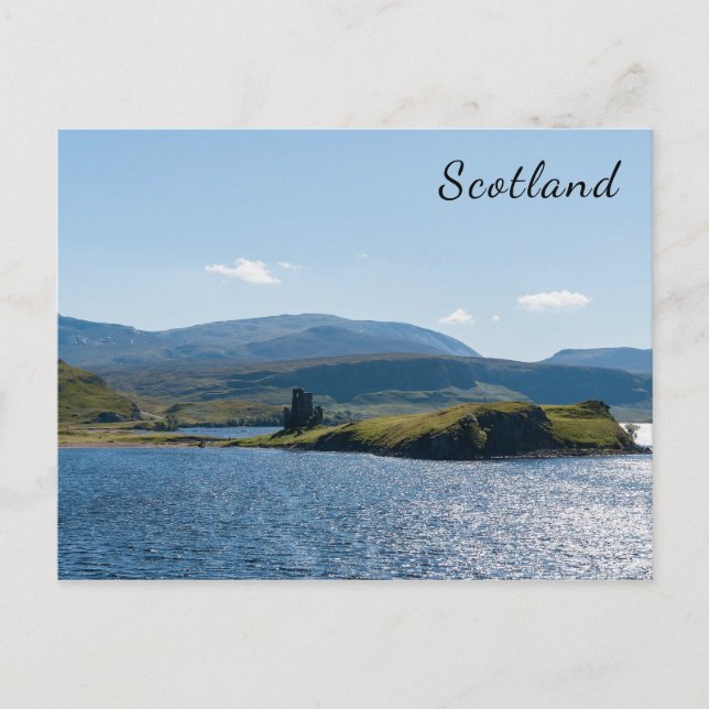 Typical Scottish Highlands landscape - Scotland Postcard (Front)