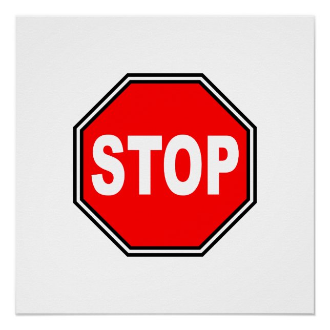 Typical Stop Sign (Front)