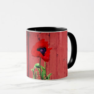 Typical Swedish Falun colours ,red colour Mug