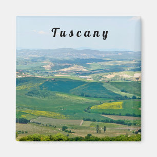 Typical Tuscany Landscape Magnet
