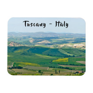 Typical Tuscany Landscape Magnet