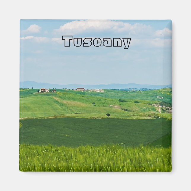 Typical Tuscany Landscape Magnet (Front)