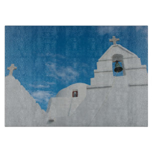 Typical whitewashed church cutting board