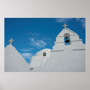 Typical whitewashed church poster