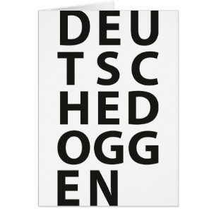 Typo: Deutsche Dogge