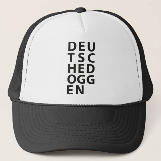 Typo: Deutsche Dogge Trucker Hat (Front)
