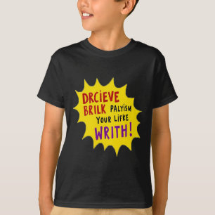 Typo Energy Sticker T-Shirt