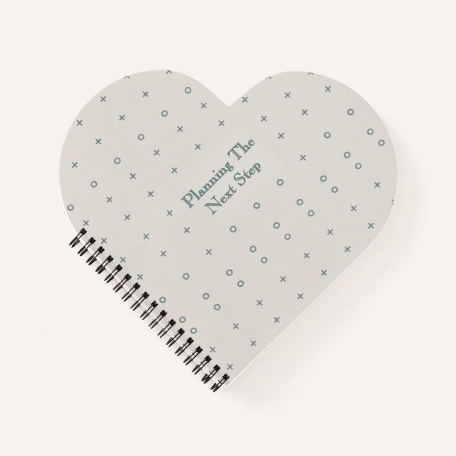 Typographic Block  - Modern Cover Art Notebook (Front)
