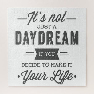Typographic Card Quotes Jigsaw Puzzle