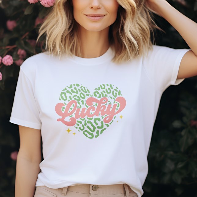 Typographic Heart Design St. Patricks Day  T-Shirt (Creator Uploaded)