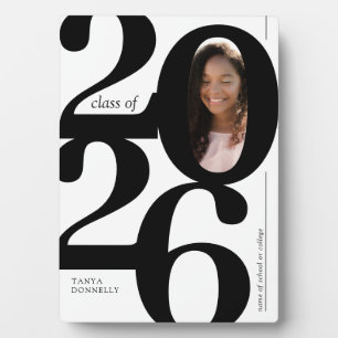 Typographic Photo Graduate 2025 Plaque