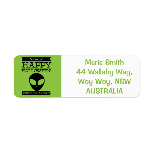 Typographic retro Halloween (Front)