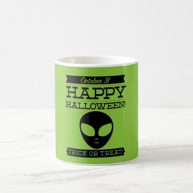 Typographic retro Halloween Coffee Mug (Center)