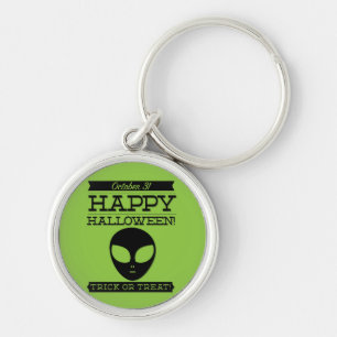 Typographic retro Halloween Keychain