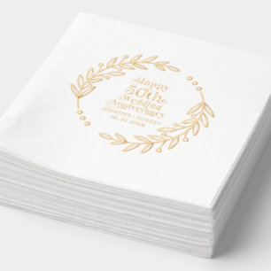 Typographie 50e anniversaire de mariage Couronne d
