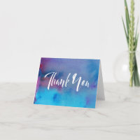 Typographie Abstraite du Merci de lavage aquarelle