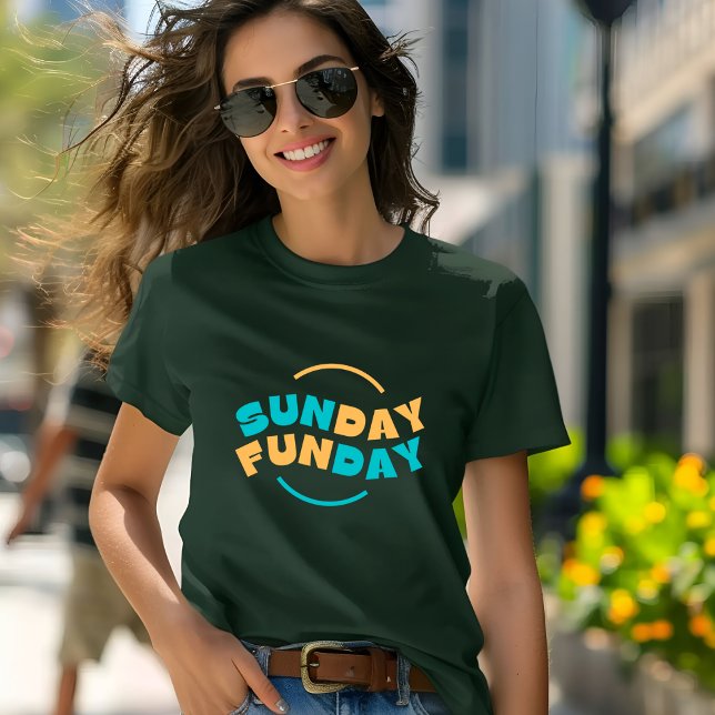 Typographie Bleue Et Jaune T-shirt (Créateur téléchargé)