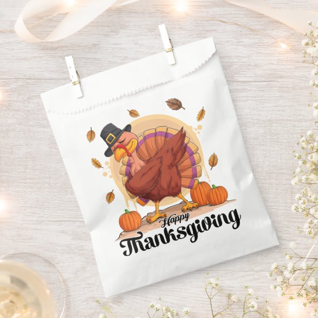 Typographie bon thanksgiving Favoriser les sacs (Coupé)