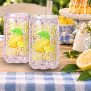 Typographie citron gras jaune agrumes