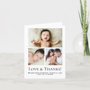 Typographie classique simple Aimer & Merci photo b