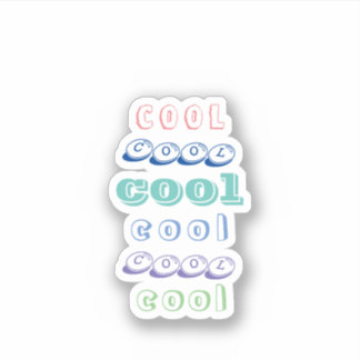 typographie cool pour autocollant chic tendance