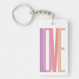Typographie d'amour gras en couleurs pastel