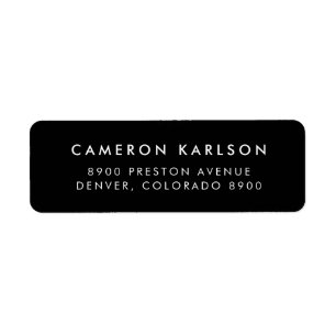 Typographie de Black Simple San Serif