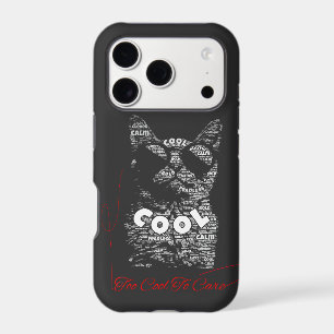 Typographie de chat Too Cool To Care