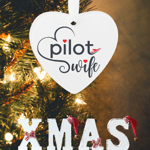 Typographie de femme de pilote & Avion Simple,Mini