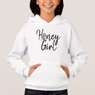 Typographie de fille miel mignonne Fille noire et 