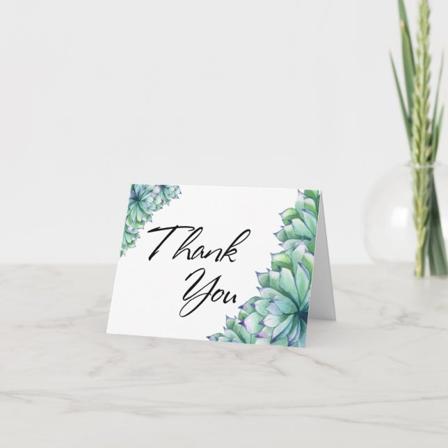Typographie de Merci avec succès d'aquarelle (Devant)