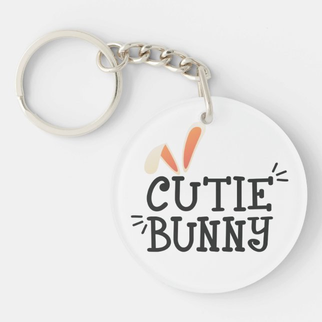 Typographie de Pâques de Bunny Cutie Simple | Port (Devant)