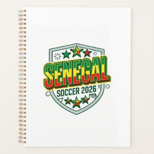 Typographie de pays audacieux Football Sénégal 202