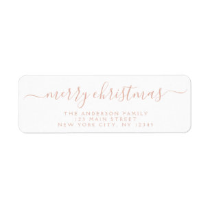 Typographie de script moderne élégante Joyeux Noël