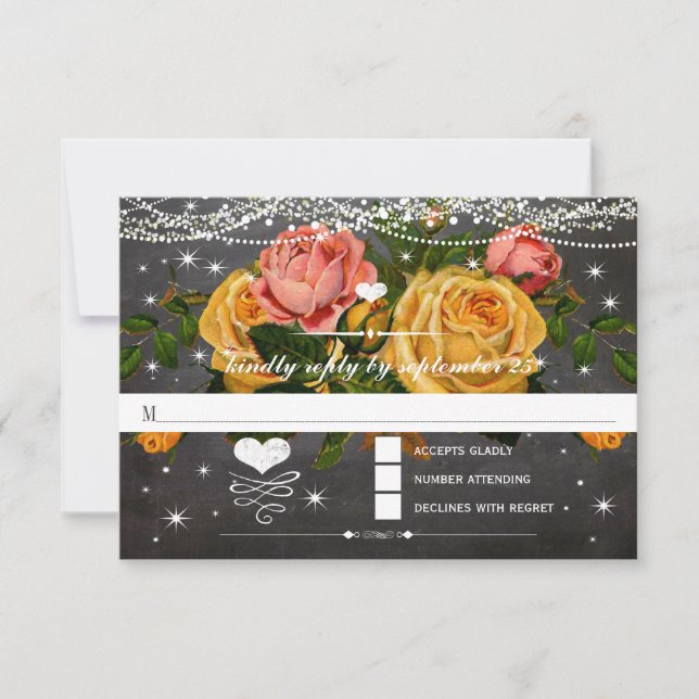 Typographie du tableau de bord Rose Héritier RSVP (Devant)